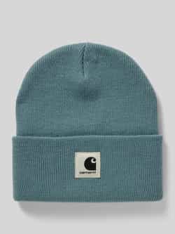 Carhartt Work In Progress Beanie met labeldetail model 'Ashley'