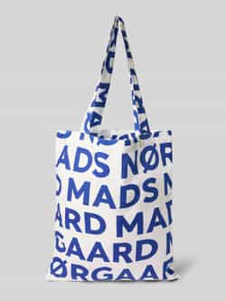 MADS NØRGAARD Shopper met open hoofdvak en hengsels