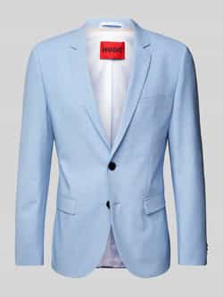 Hugo Boss Slim Fit Stretch Blazer met Fijn Structuur Gray Heren