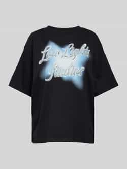 Low Lights Studios Oversized T-shirt met labelprint model 'CHROMATIC'