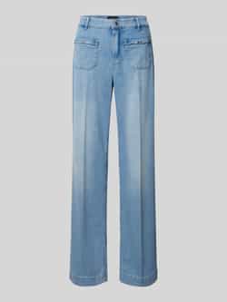 ROSNER Wide leg jeans met persplooien model 'Audrey'