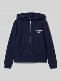 Polo Sport Sweatjack met labelstitching
