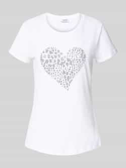 Liu Jo White T-shirt met siersteentjes