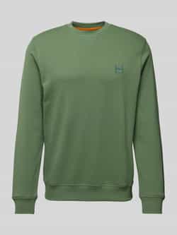 Boss Orange Sweatshirt met labelpatch model 'Westart'