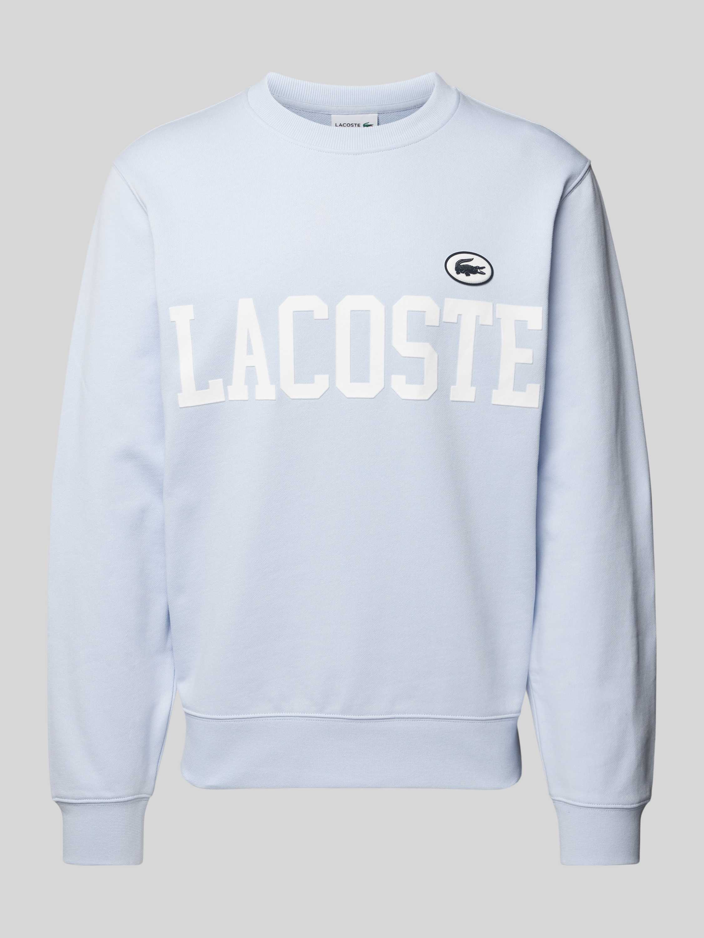 Lacoste Classic fit sweatshirt met labelprint