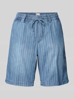 BRAX Korte broek met elastische band en tunnelkoord model 'MAINE'