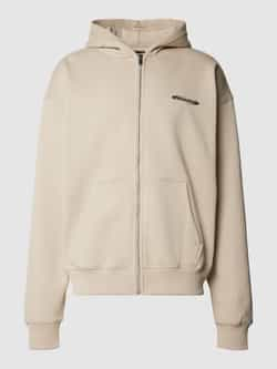 Pegador Furber Oversized Sweat Jacket Hooded vesten Heren washed dust cream maat: XS beschikbare maaten:S M L XL XS XXL