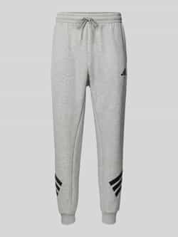 ADIDAS SPORTSWEAR Regular fit sweatpants met labelstitching