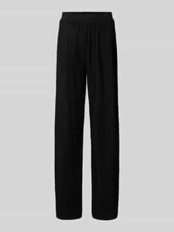 MORE & MORE Stoffen broek met plissévouwen