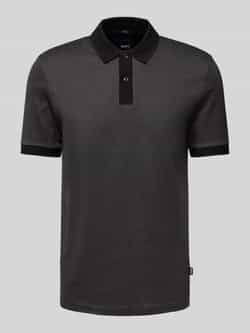 Boss Regular fit poloshirt met labeldetail model 'Parlay'