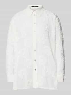Zero Regular fit overhemdblouse met extra brede schouders