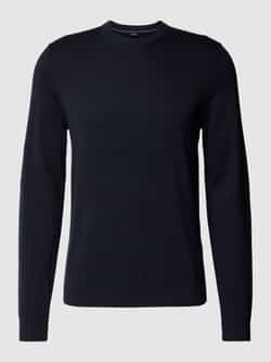 JOOP! Collection Gebreide pullover met ronde hals model 'Luxos'