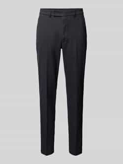 CINQUE Slim fit stoffen broek met persplooien model 'BRAVO'
