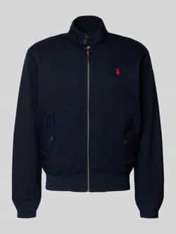 Ralph Lauren Blauwe Harrington jack met icoonlogo Blue Heren