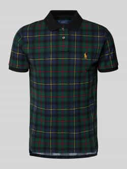 Polo Ralph Lauren Custom slim fit poloshirt met labelstitching