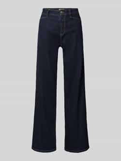 CAMBIO Flared cut jeans met persplooien model 'AMINA'