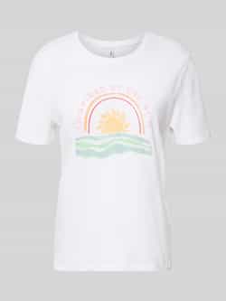 Only Regular fit T-shirt van puur katoen model 'HENNY LIFE'