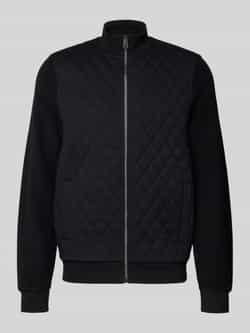 JOOP! Collection Sweatjack met doorgestikte naden model 'Tyrone'