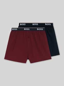 Boss Regular fit boxershort van puur katoen in een set van 2 stuks