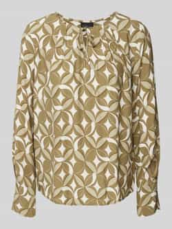 S.Oliver BLACK LABEL Regular fit blouse met lange mouwen van viscose