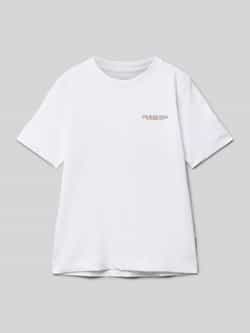 Jack & jones T-shirt met labelprint model 'BOSTON PHOTO'