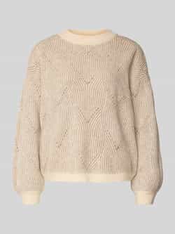 Pieces Comfort fit gebreide pullover met wol model 'JENNA'