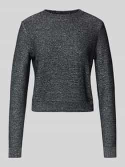 HUGO Gebreide pullover met ribboorden model 'Suneri'