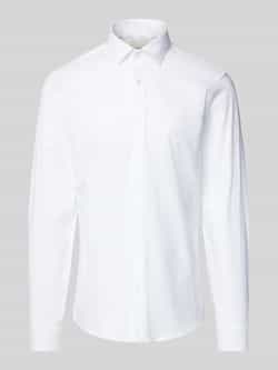 CK Calvin Klein Slim fit zakelijk overhemd met labelstitching model 'Bari'