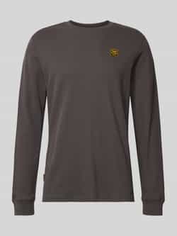 PME Legend Shirt met lange mouwen en labeldetail