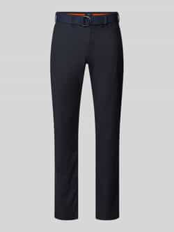 MCNEAL Slim fit broek met riem