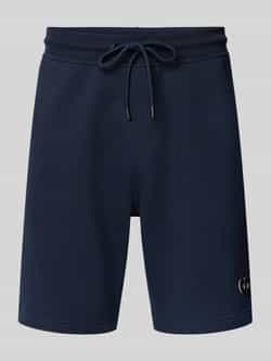 AlphaTauri Regular fit sweatshorts met logobadge model 'PHARS'