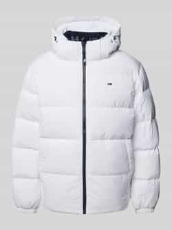 Tommy Hilfiger Korte donsjas met afneembare capuchon White Heren