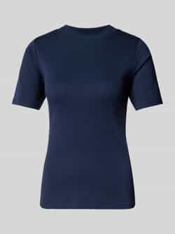 Christian Berg Woman T-shirt met geribde opstaande kraag