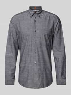Boss Orange Slim fit vrijetijdsoverhemd met button-downkraag model 'Rickert'