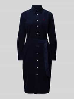 Polo Ralph Lauren Corduroy jurk met doorknoopsluiting model 'CORY'