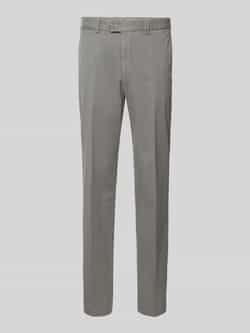 Hiltl Slim fit broek met persplooien model 'Teaker'