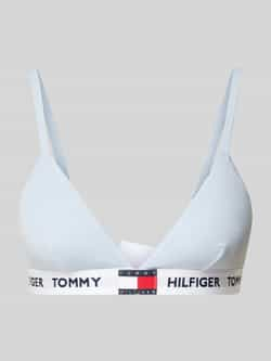 Tommy Hilfiger Triangelbeha met elastische band met label model 'HERITAGE'