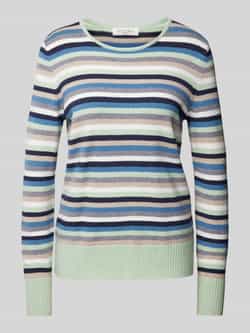 Christian Berg Woman Gebreide pullover van viscosemix met ronde hals