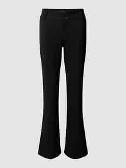 Gina Tricot Flared cut broek in effen design