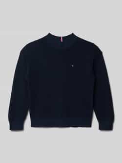 Tommy Hilfiger Kids Regular fit gebreide pullover van zuiver katoen