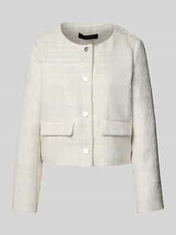Comma Blazer met structuurmotief