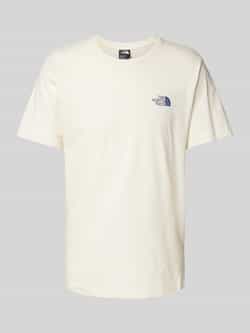 The North Face T-shirt van viscose met labelprint