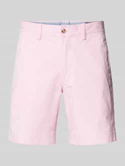 Polo Ralph Lauren Stretch straight fit korte broek met riemlussen model 'BEDFORD'