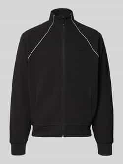 BOSS Green Regular fit sweatjack van katoenmix