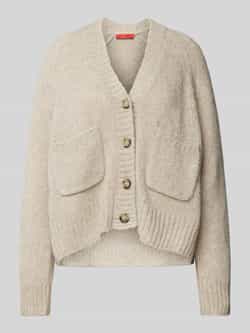 MAX&Co. Gebreid jack met V-hals model 'LIGNANO'