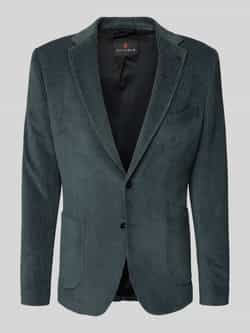 Zuitable Slim fit 2-knoops colbert van corduroy met reverskraag