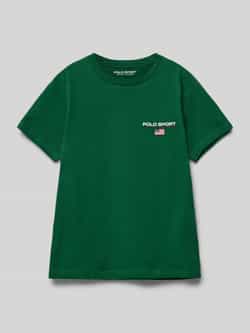Polo Sport T-shirt met labelstitching