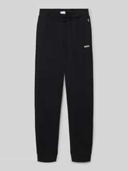 Boss Relaxed fit sweatpants met labelprint