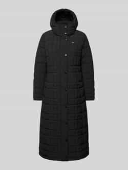 Blauer Usa Lange donsjas met ritszakken model 'KALADA'