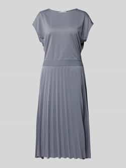 Marc O'Polo Getailleerde jerse-jurk met elastische taille en geplooide rok